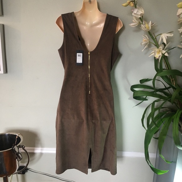 Guess Jelena Suede Dress casual Formal - Picture 3 of 8